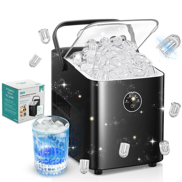 FOHERE Macchina per Ghiaccio 14 kg/24h Autopulente