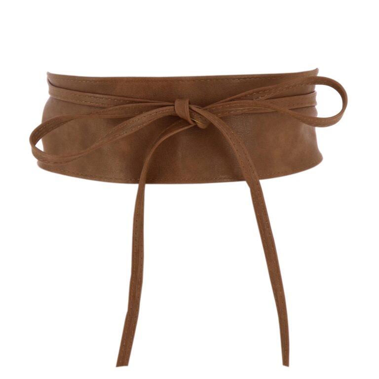 FASHIONGEN cintura Obi donna larga in similpelle MICA