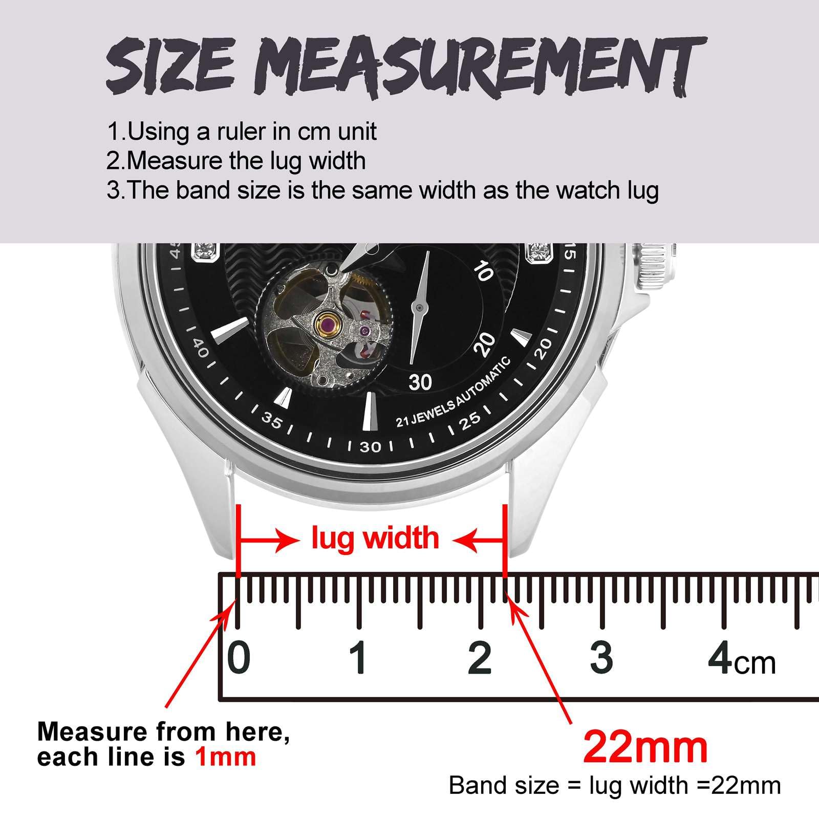 BISONSTRAP Cinturino Pelle Goffrata Alligatore 18-24mm - immagine 6