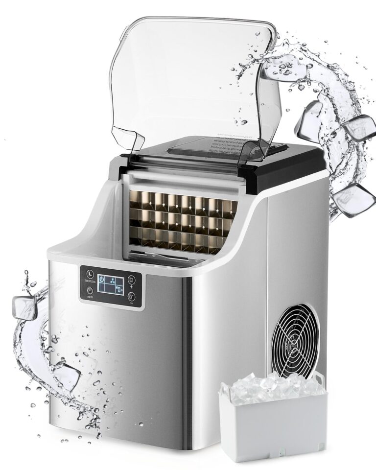 Wilprep Fabbricatore di Ghiaccio 22 kg/24h con Serbatoio 3,2 L