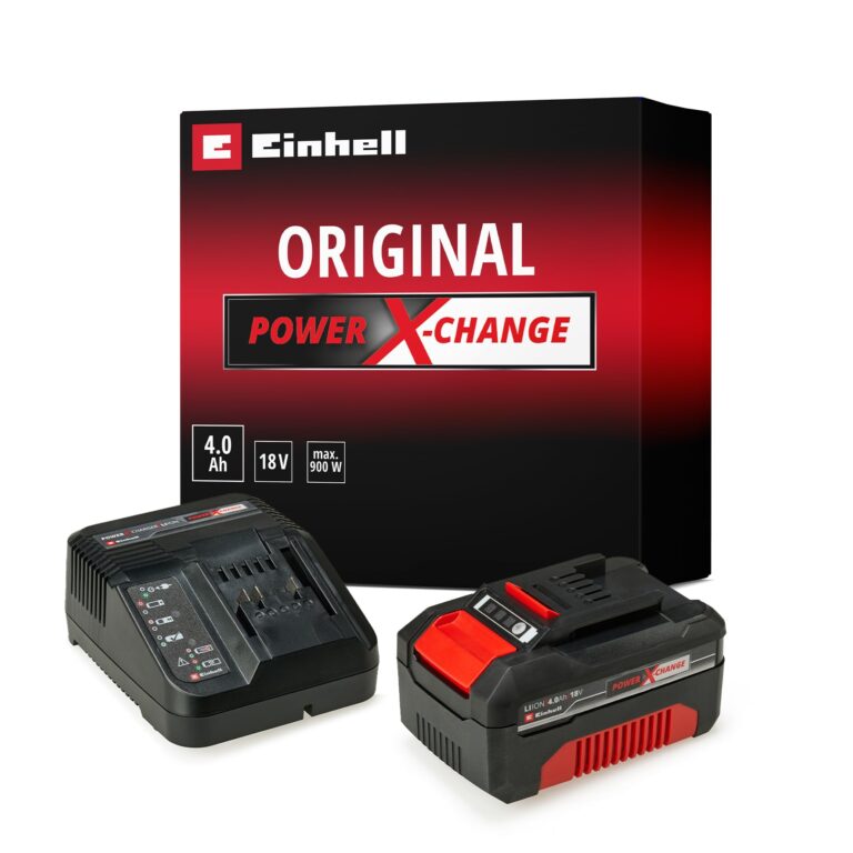 Einhell Power X-Change Starter Kit con batteria 4 Ah e caricabatteria