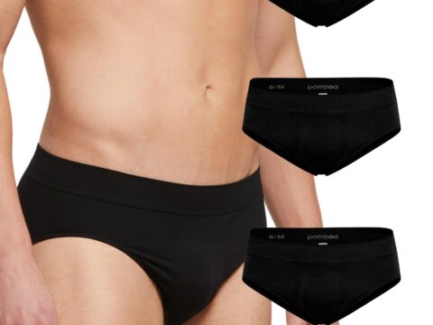 Pompea Slip Uomo Senza Cuciture in Microfibra – 3 Paia