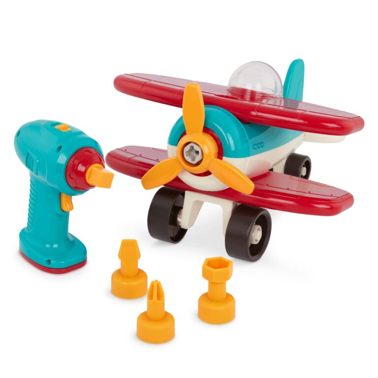 Battat - Aereo da Trasporto - Set di aeroplani da asporto - Giocattolo da Costruzione - Aereo Giocattolo per Bambini e Rag...