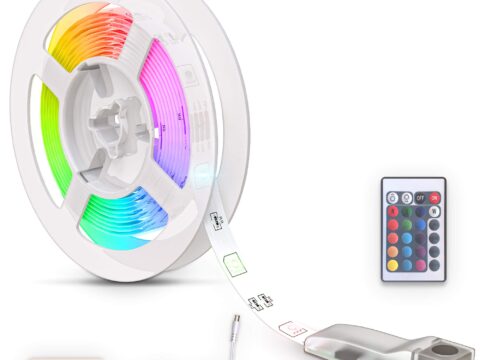B.K.Licht Striscia LED RGB 3m con Telecomando e Dimmer