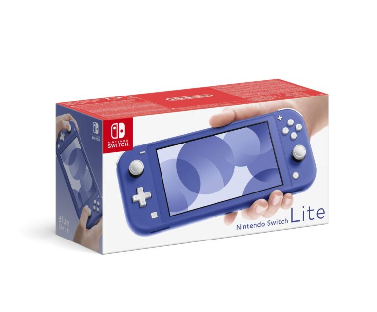 Nintendo Switch Lite blu: console portatile compatta e leggera