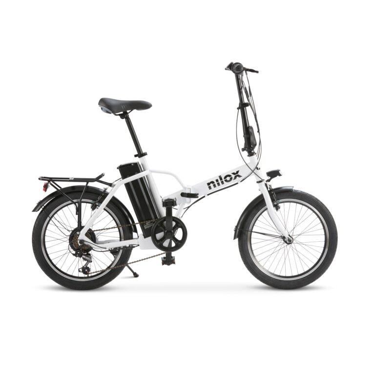Nilox, Ebike, Bici Elettrica Pieghevole, Fino a 40 km di Autonomia, Fino a 25 Km/h, Motore da 36 V/250 W e Batteria 36 V, ...