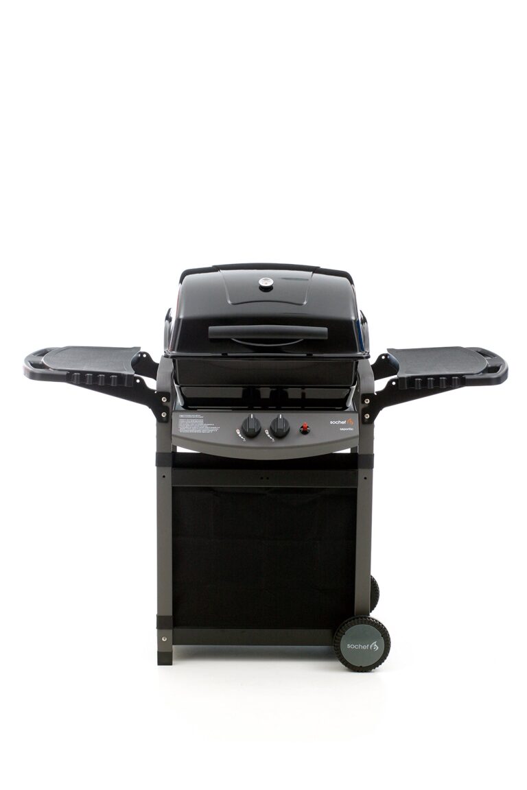Sochef Saporillo Barbecue, Nero/Grigio, 46x125x103 cm