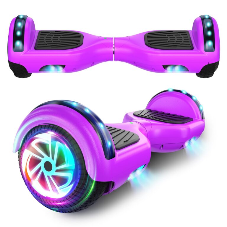 SISIGAD 6,5 pollici Scooter, hoverboard autobilanciato con altoparlante Bluetooth e illuminazione a LED