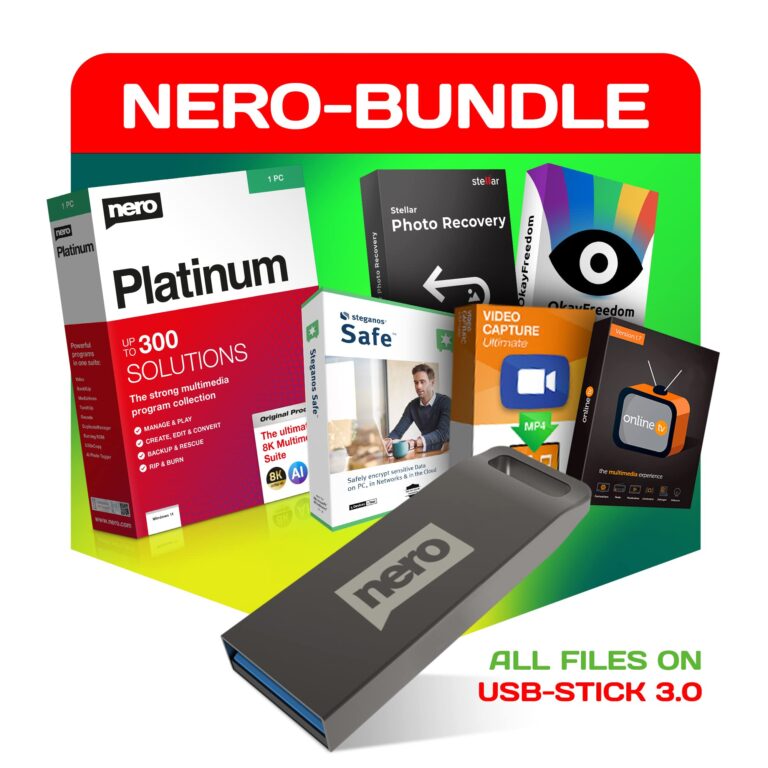 Nero Super Bundle — Suite multimediale completa per Windows (1 PC)