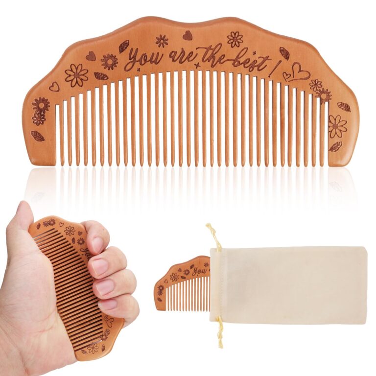 Pettine da parto in legno con affermazioni - Regalo travaglio future mamme