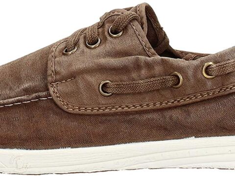 Natural World Eco 303E Sneaker Vegan in Tela da Uomo