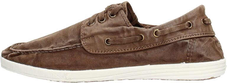 Natural World Eco 303E Sneaker Vegan in Tela da Uomo