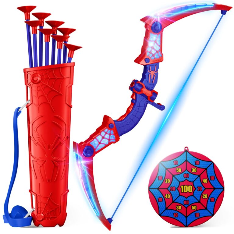 Giocattoli Bambino Set con Luci LED Rosse e Blu, Zainetto Supercool e Bersaglio, Giocattolo Gioco Bambino 3-12 Anni, Gioch...