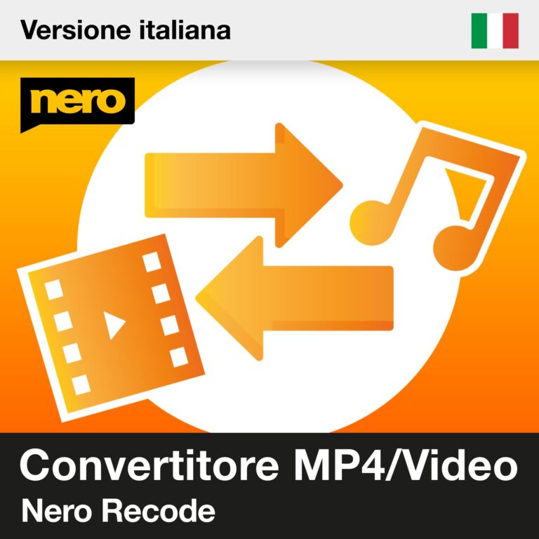 Nero Recode – Convertitore audio e video MP3, MP4, AVI, MOV e DVD