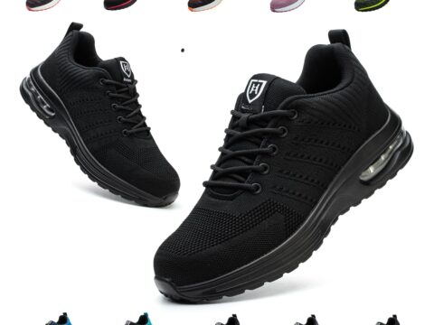 Scarpe Antinfortunistiche Unisex con Punta in Acciaio Leggere Sportive