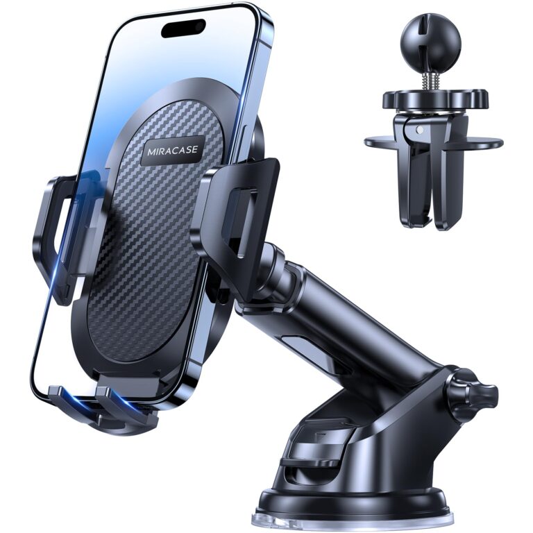 Miracase Supporto Telefono Auto per Cruscotto, Livello Militare