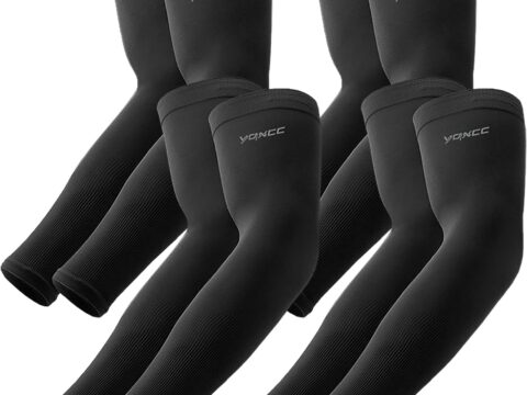YQXCC Manicotti Braccio UV UPF 50+ Raffreddamento – 4 paia