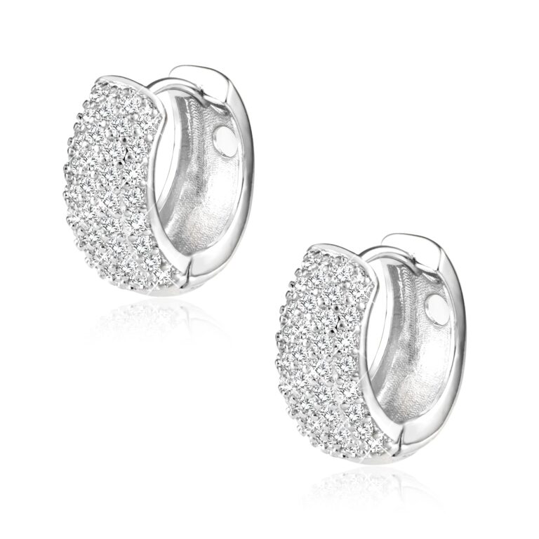 ALEXCRAFT Orecchini a Cerchio Piccoli Argento 925 con Perno Placcato Oro 14K