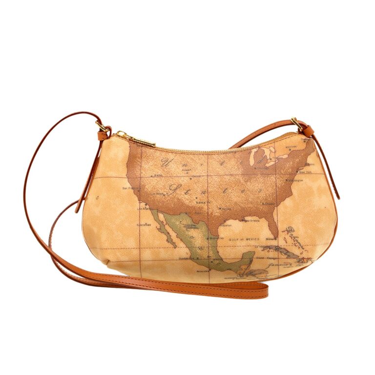Alviero Martini 1A Classe Borsa a tracolla mezzaluna chiusa con zip. Dispone di un ampio scomparto principale, tasche inte...
