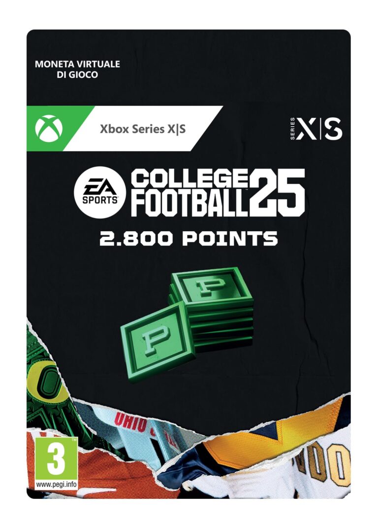 College Football 25: 2800 Points per Xbox Series X|S