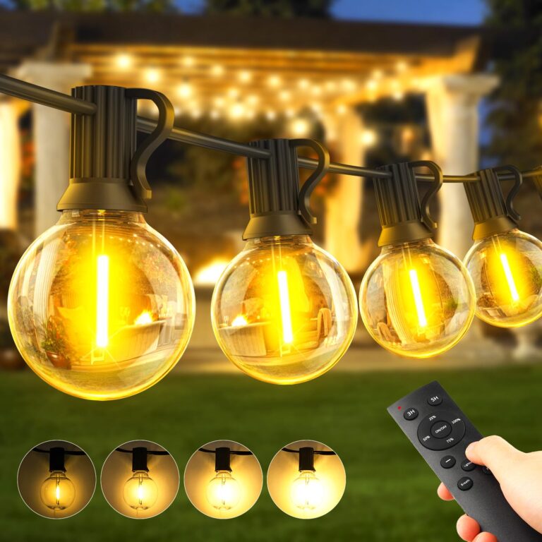 Catena Luminosa da Esterno 30 Metri LED per Gazebo Terrazzo e Giardino