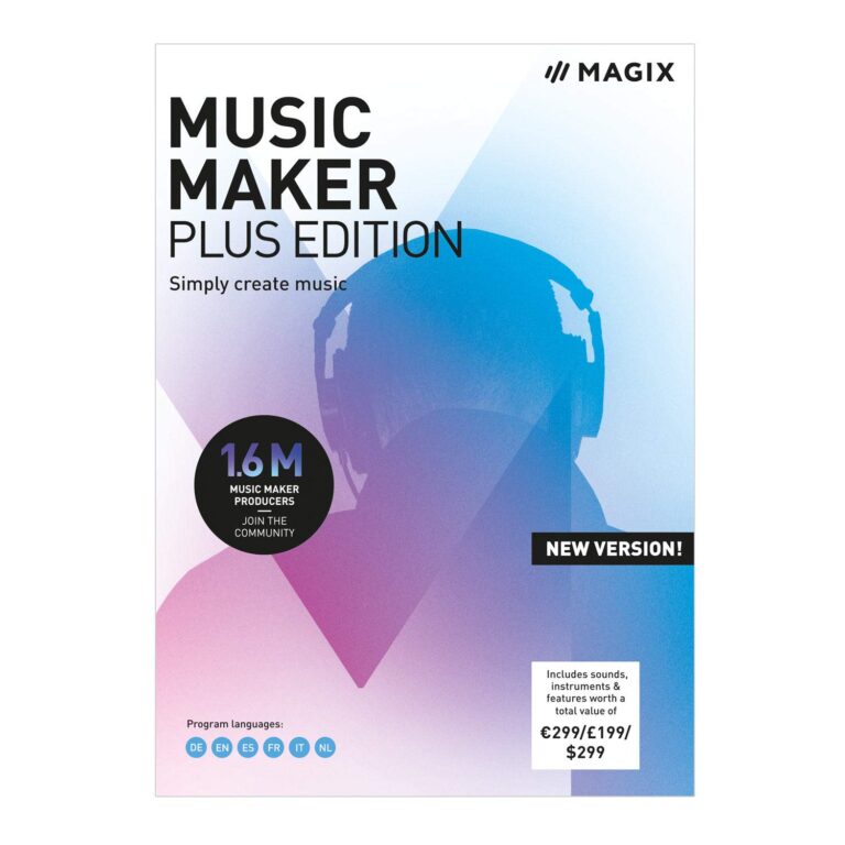 MAGIX Music Maker 2019 Plus – Software musicale per PC con codice email