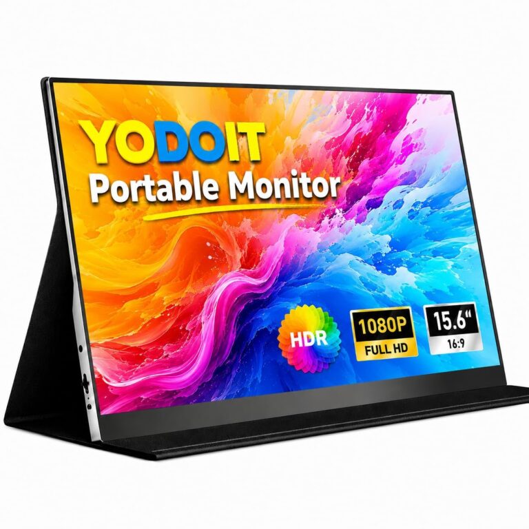Yodoit Monitor Portatile 15,6" FHD IPS USB-C e HDMI
