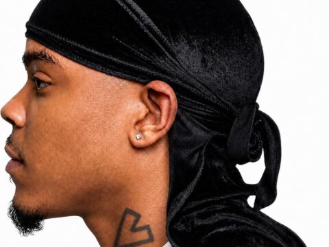 Veeta Durag in velluto morbido con fasce lunghe e fodera setosa