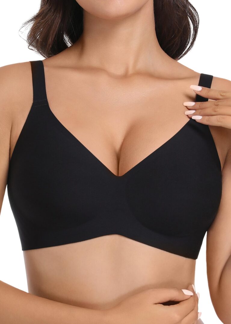 Kohentact Reggiseno Senza Fili Push-up Bralette Senza Cuciture