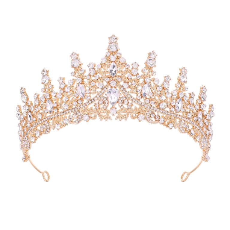 Corona Tiara da sposa con cristalli strass - Diadema regina