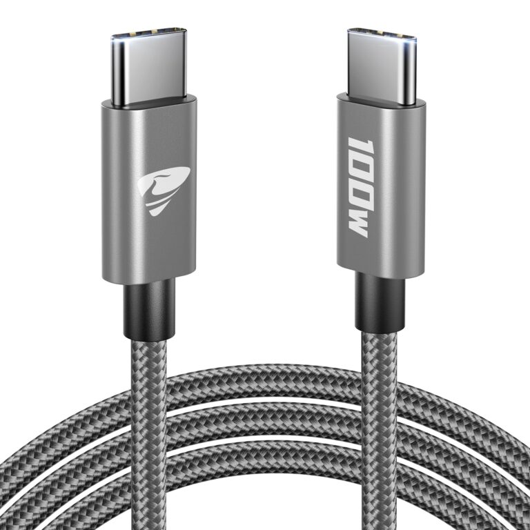 Cavo USB-C 100W 5A Nylon 2 metri ricarica rapida