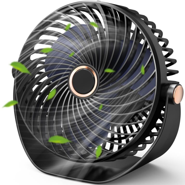 Ventilatore da tavolo 5 velocità con testa girevole 360°