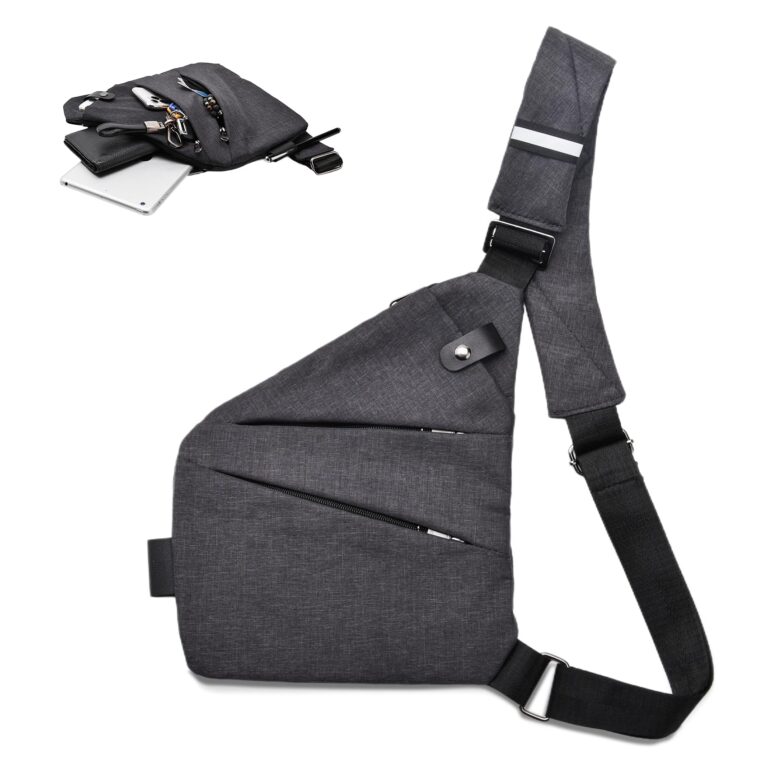 YAOZUP Borsa Antifurto a Tracolla Petto Multitasca da Viaggio