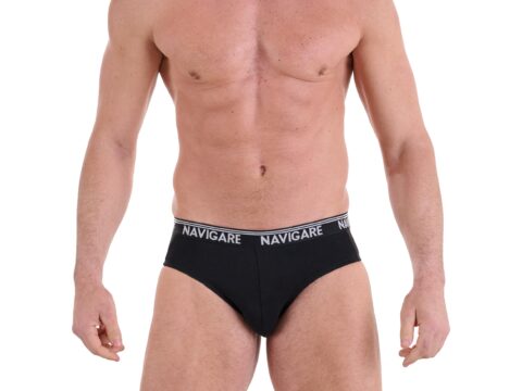 Navigare Slip Uomo classici in cotone, pacco da 6