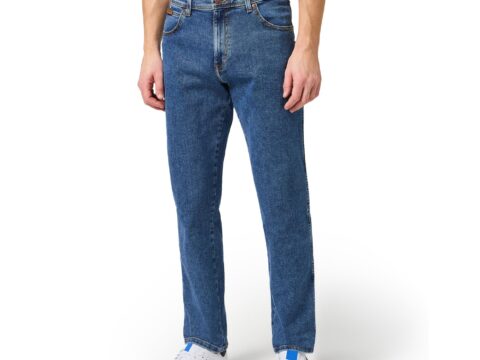 Wrangler Texas Jeans Uomo Straight Fit, il Classico Intramontabile
