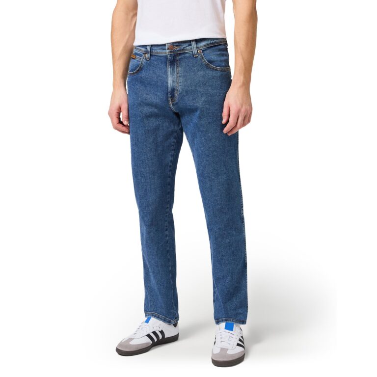 Wrangler Texas Jeans Uomo Straight Fit, il Classico Intramontabile