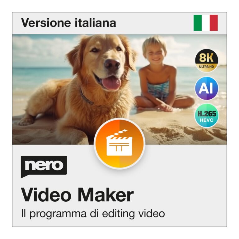 Nero Video Maker 2026 – Software montaggio video 4K/8K