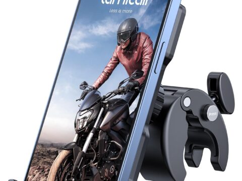 Lamicall Supporto Telefono per Bicicletta e Moto con Clip Rapida