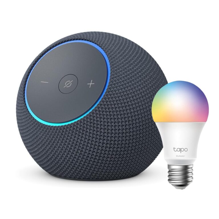 Amazon Echo Dot Max (ultimo modello) | Grafite + Tapo L530EA Lampadina LED Smart (E27), Compatibile con Alexa - Kit di bas...