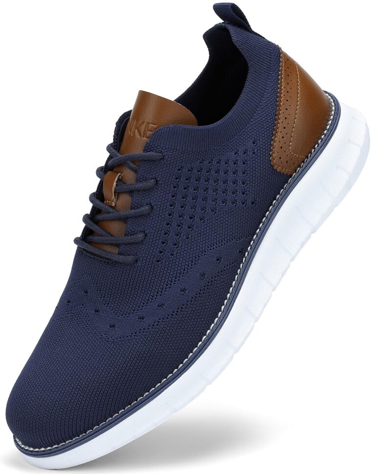 SVNKE Oxford Uomo in Pelle Classiche Stringate Derby Vintage
