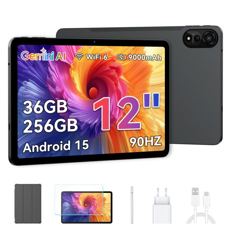 Blackview Tablet 12 Pollici Android 15 Tablet 90Hz, 36GB RAM+ 256GB ROM/2TB TF, Octa-core 2.0GHz ...