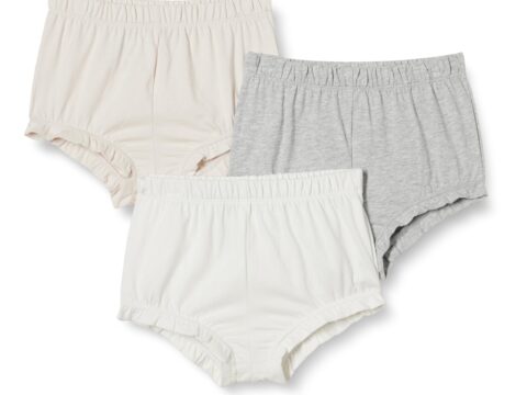 Amazon Essentials Pantaloncini Bloomer in Cotone per Neonata 0-24 Mesi