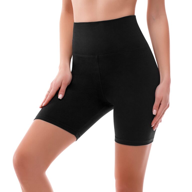 Sinophant Pantaloncini Donna Vita Alta Morbidi per Yoga e Palestra