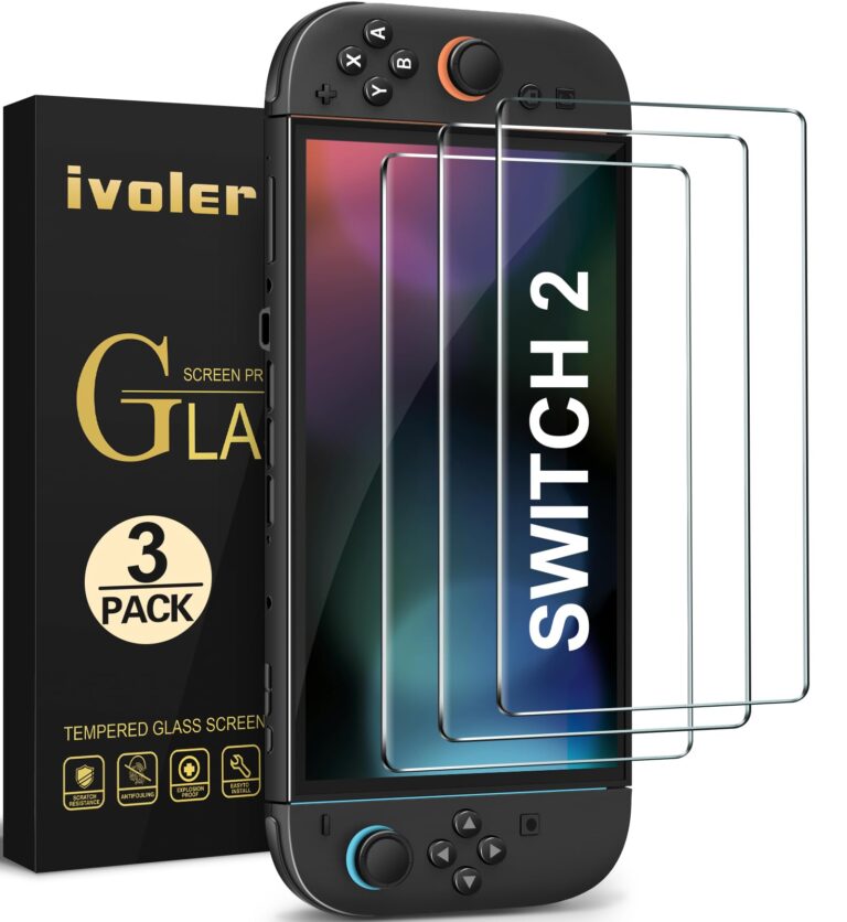 iVoler pellicola vetro temperato per Nintendo Switch 2 (3 pezzi)