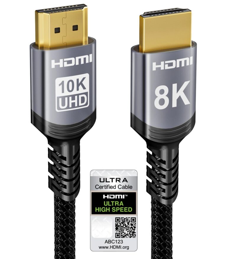 Sniokco Cavo HDMI 2.1 Ultra High Speed 48Gbps, 2 metri