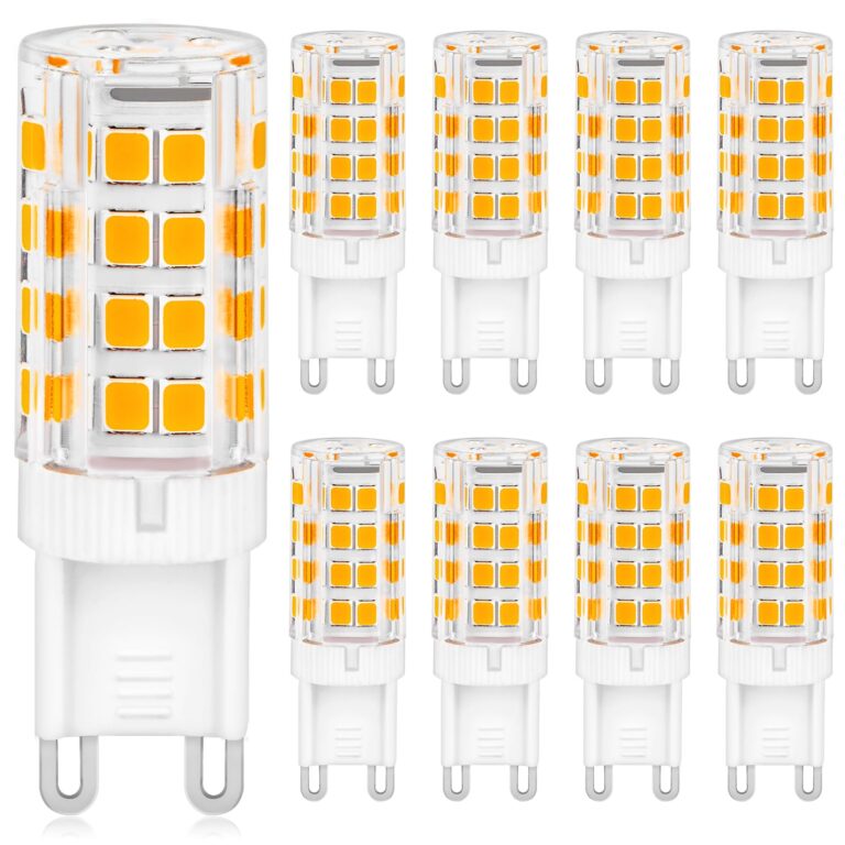 Lampadine LED G9 5W 3000K Bianco Caldo 500 lm – 8 Pezzi