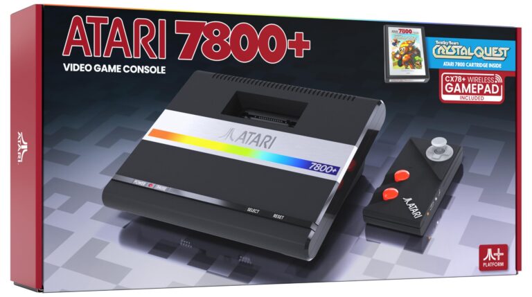 Atari 7800+ console retro con HDMI e compatibilità cartucce