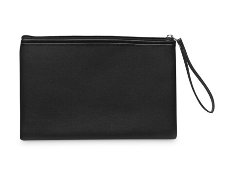 Borsa Uomo Nera in Pelle PU Artigianale per Affari e Viaggi