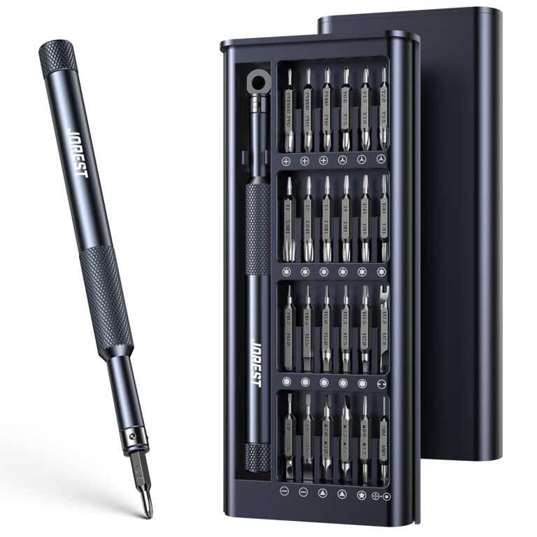 JOREST Kit Cacciaviti di Precisione 52 in 1 con Punte Torx e Stella