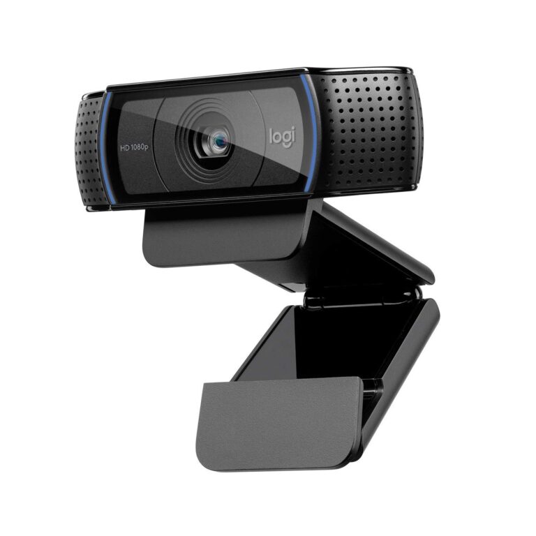 Logitech C920 Hd Pro Webcam, Videochiamata 1080P/30Fps, Audio Stereo, ‎Skype, Zoom, Facetime, Hangouts, ‎‎Streaming, Pc/Ma...